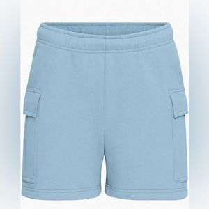 Aritzia TNA women’s cozy fleece mega cargo 5” sweatshort shorts,,, ONLY WORN 2x